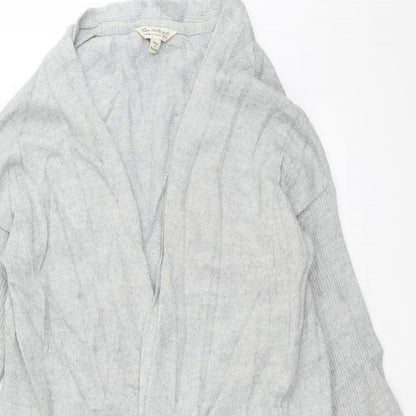 Miss Selfridge Womens Grey   Cardigan Jumper Size S