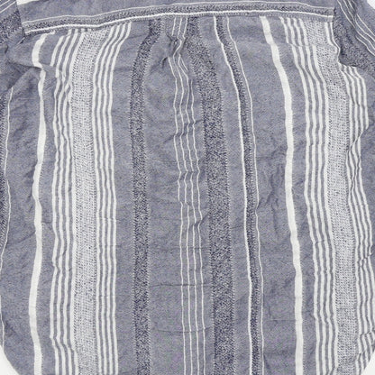 Womens UK Size 12 George Blue Basic Button-Up