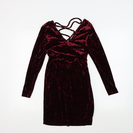 Topshop Womens Purple   Bodycon  Size 6