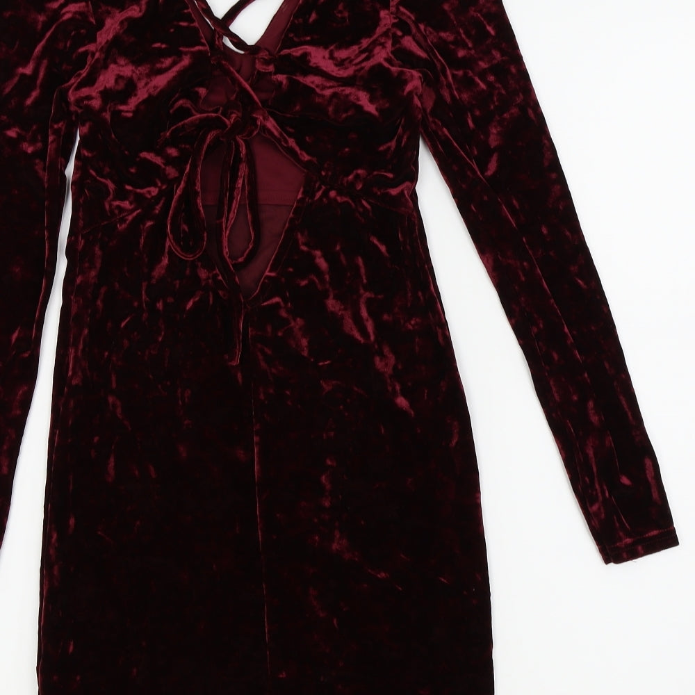 Topshop Womens Purple   Bodycon  Size 6