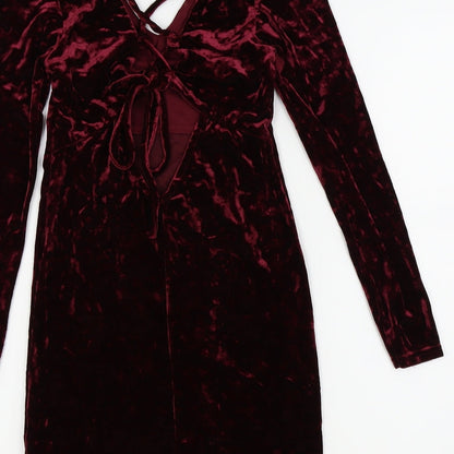 Topshop Womens Purple   Bodycon  Size 6
