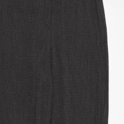 Womens UK Size 12 Marks and Spencer Regular Fit  Black Trousers
