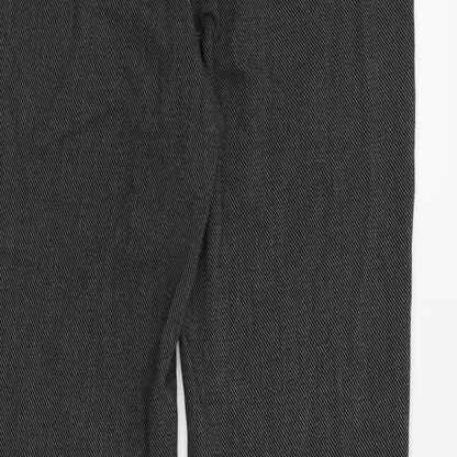 Womens UK Size 12 Marks and Spencer Regular Fit  Black Trousers