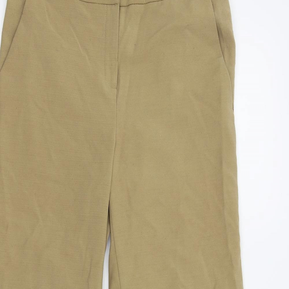 Womens UK Size 10 Papaya Regular Fit  Beige Trousers