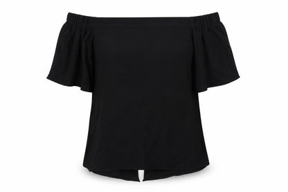 Womens UK Size 8 River Island Black Basic Blouse