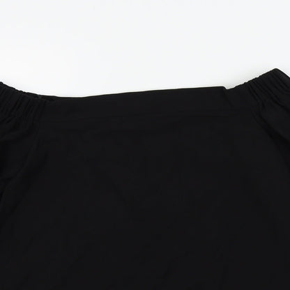 Womens UK Size 8 River Island Black Basic Blouse