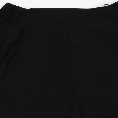 Womens UK Size 8 River Island Black Basic Blouse