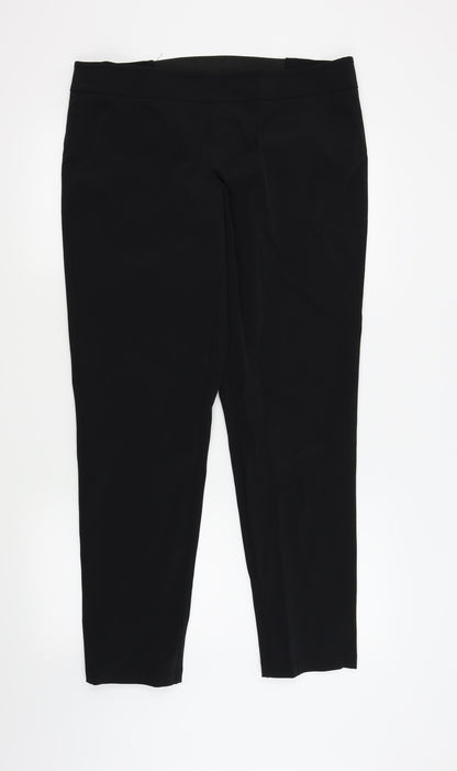 Feathers Womens Black   Trousers  Size 2XL L30 in