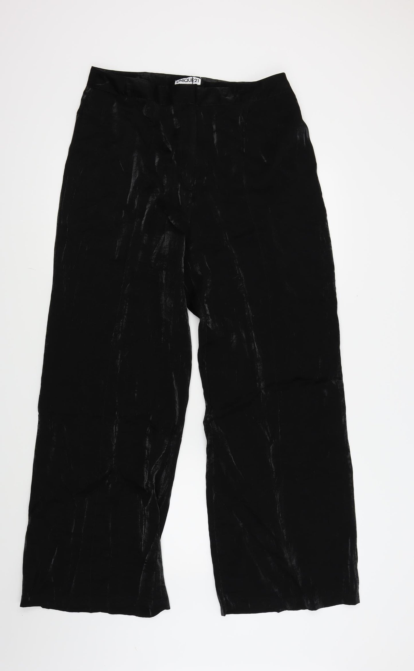 Unique 21 Womens Black   Trousers  Size 14 L30 in