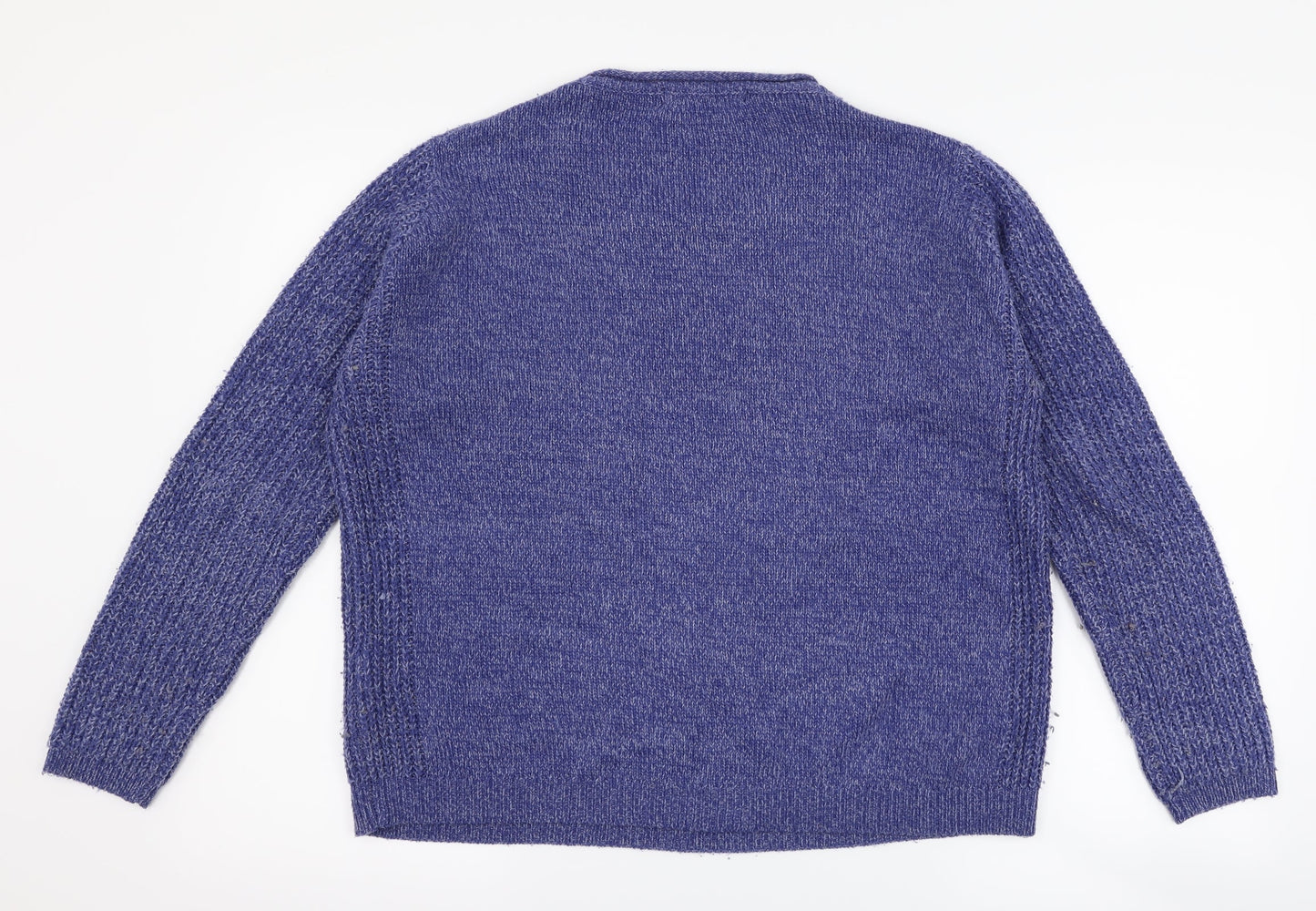 isle Womens Blue   Pullover Jumper Size M