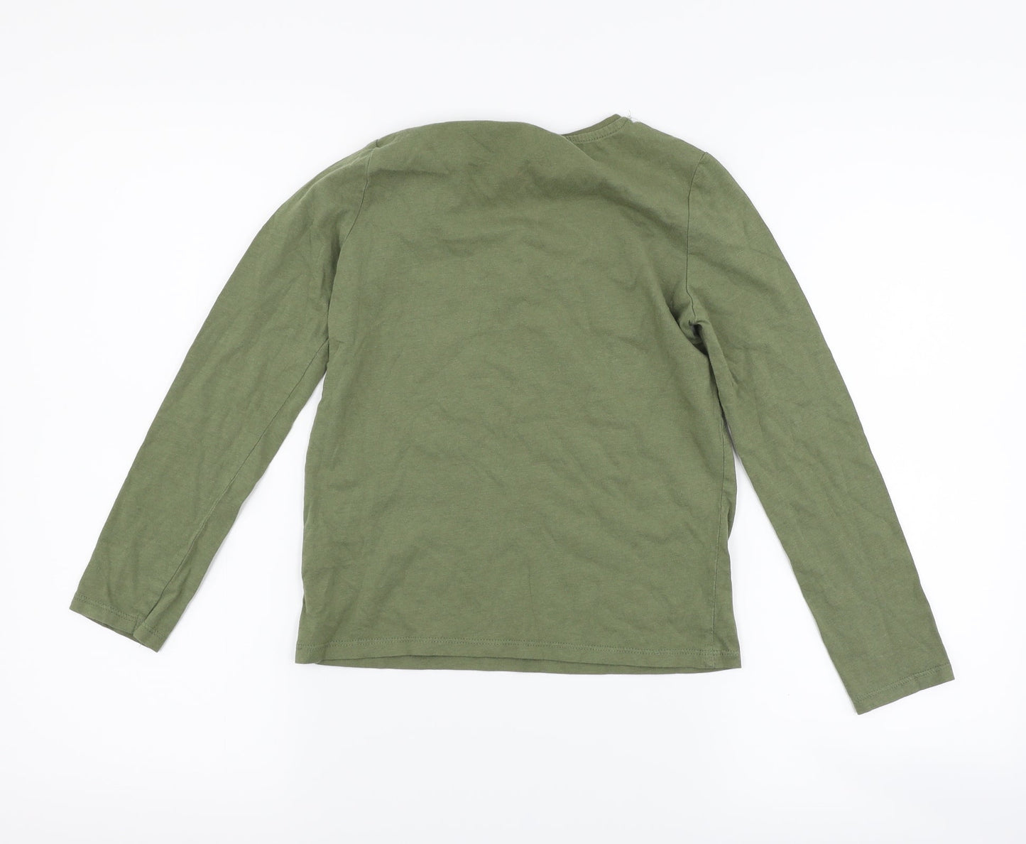 Primark Girls Green   Basic T-Shirt Size 10-11 Years  - love is the way
