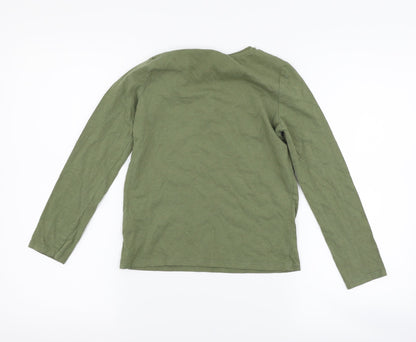 Primark Girls Green   Basic T-Shirt Size 10-11 Years  - love is the way