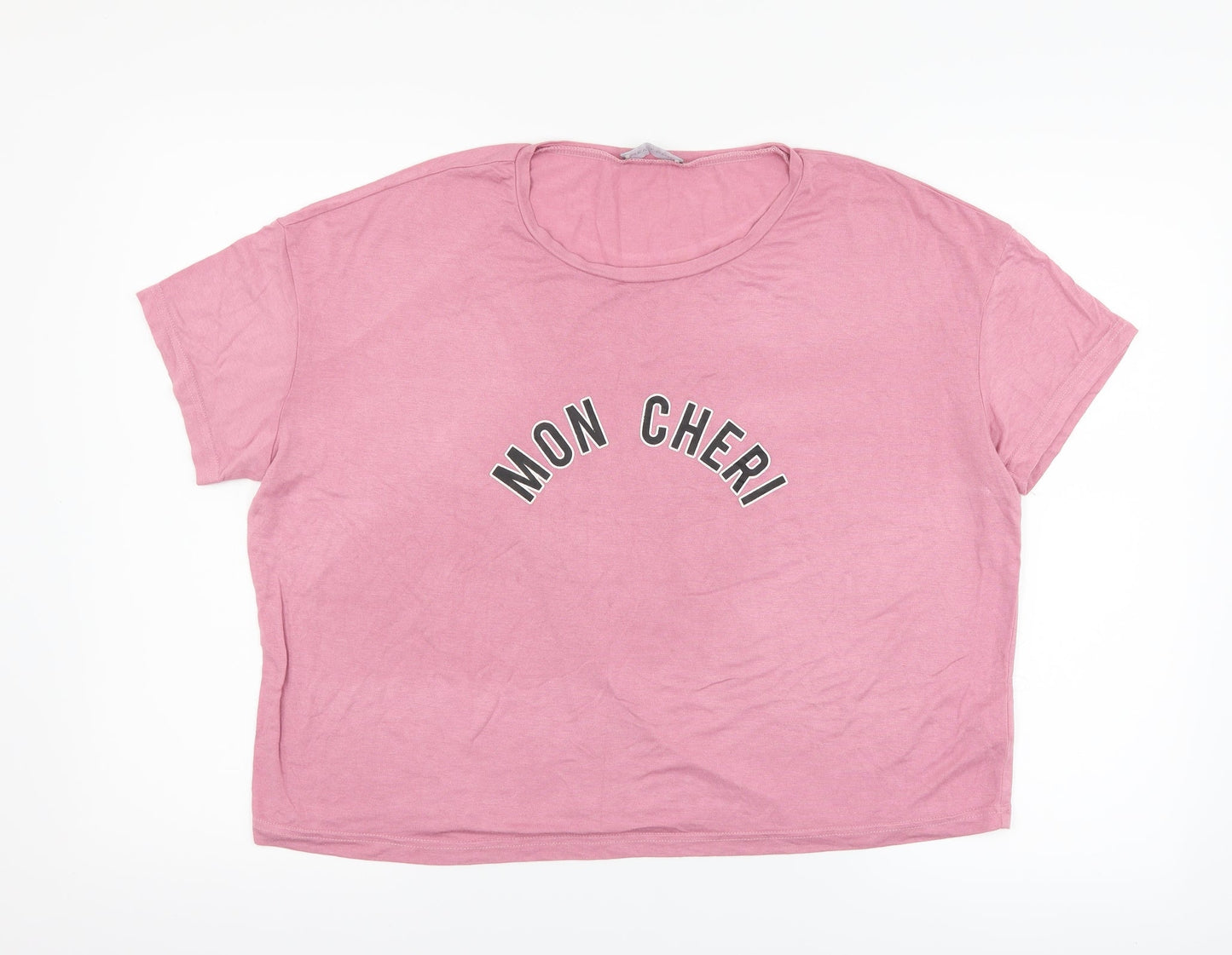 New Look Womens Pink   Top Pyjama Top Size M  - Mon Cheri