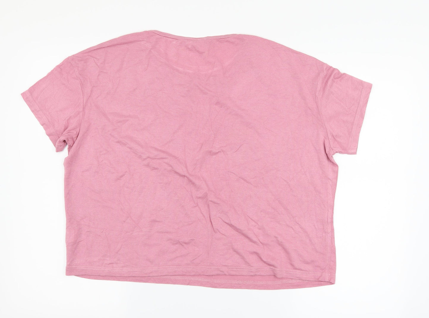 New Look Womens Pink   Top Pyjama Top Size M  - Mon Cheri