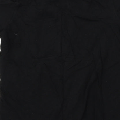 Club Boys Black   Basic T-Shirt Size 9-10 Years  - slogan