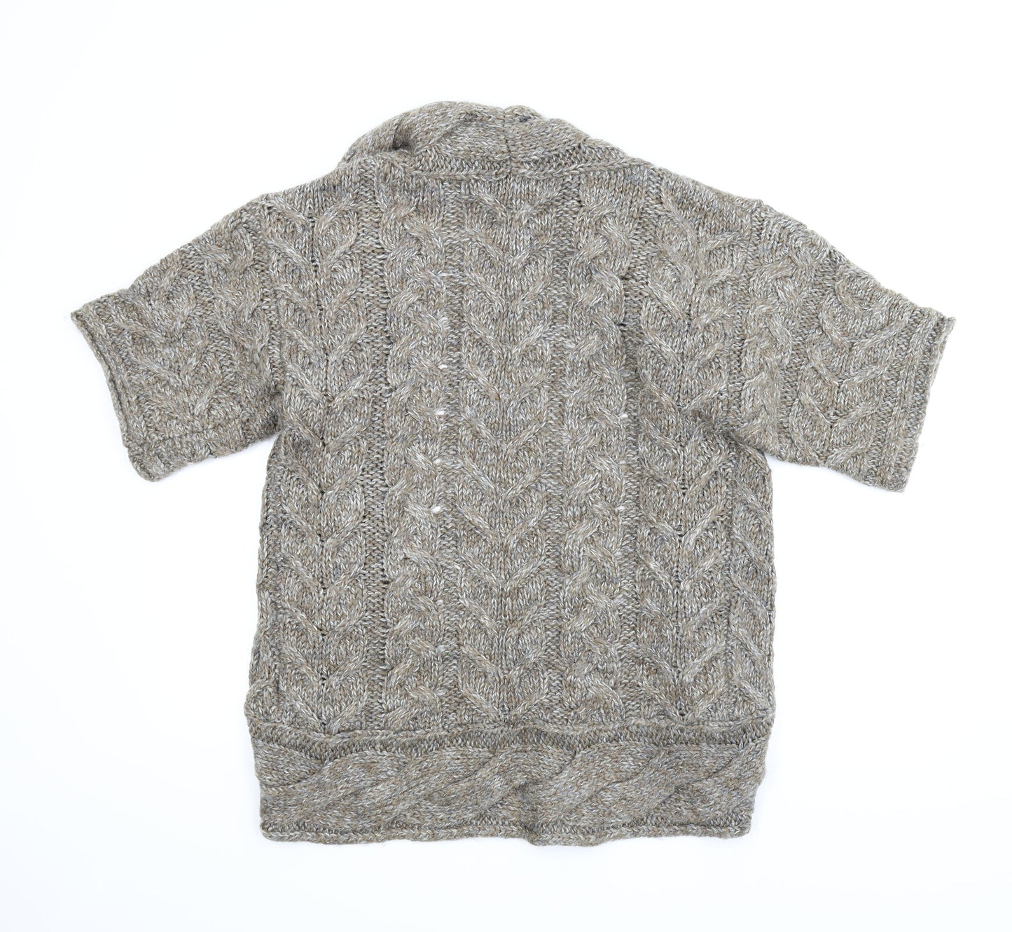 M&S Womens Brown   Cardigan Jumper Size 10