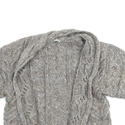 M&S Womens Brown   Cardigan Jumper Size 10