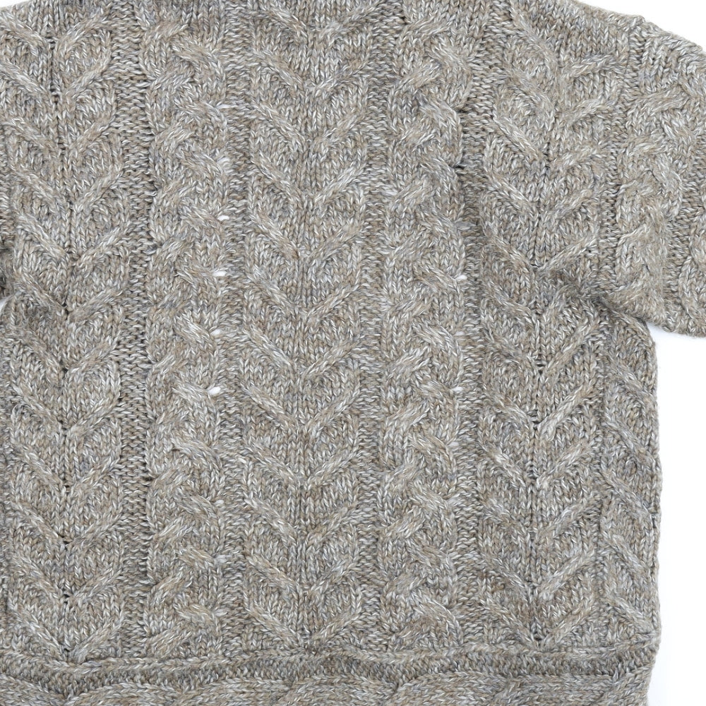 M&S Womens Brown   Cardigan Jumper Size 10
