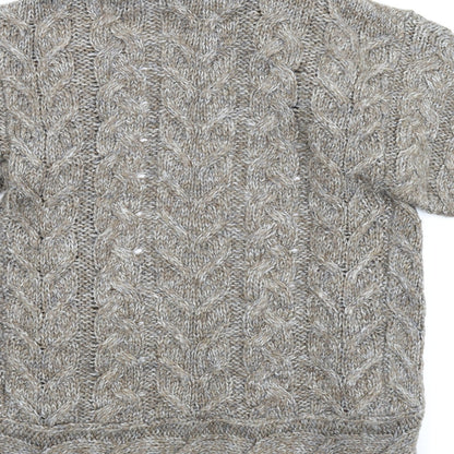 M&S Womens Brown   Cardigan Jumper Size 10