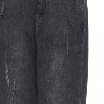 Denim Co Womens Black  Denim Skinny Jeans Size 8 L25 in