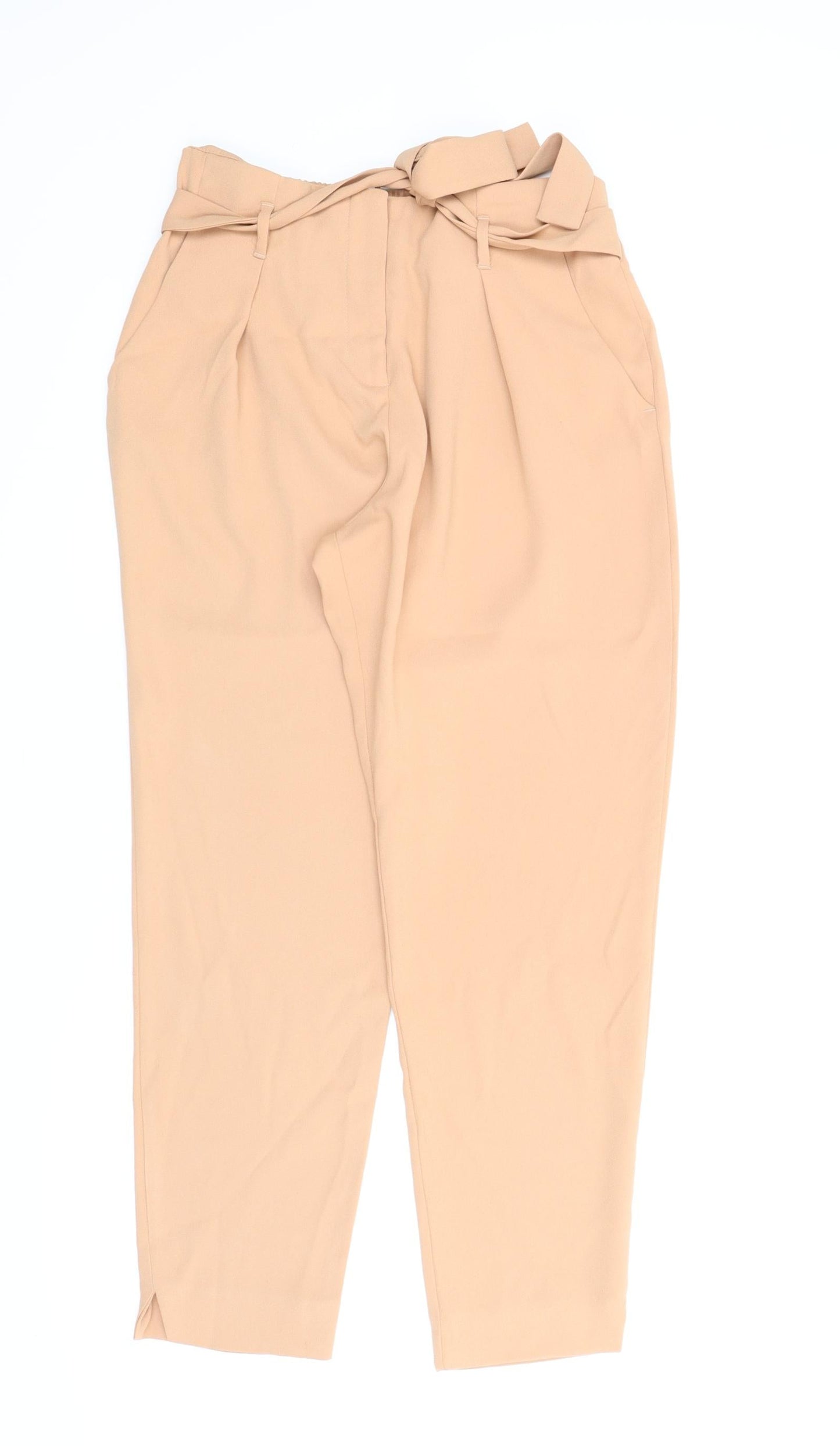 River Island Womens Beige   Capri Trousers Size 10 L25 in