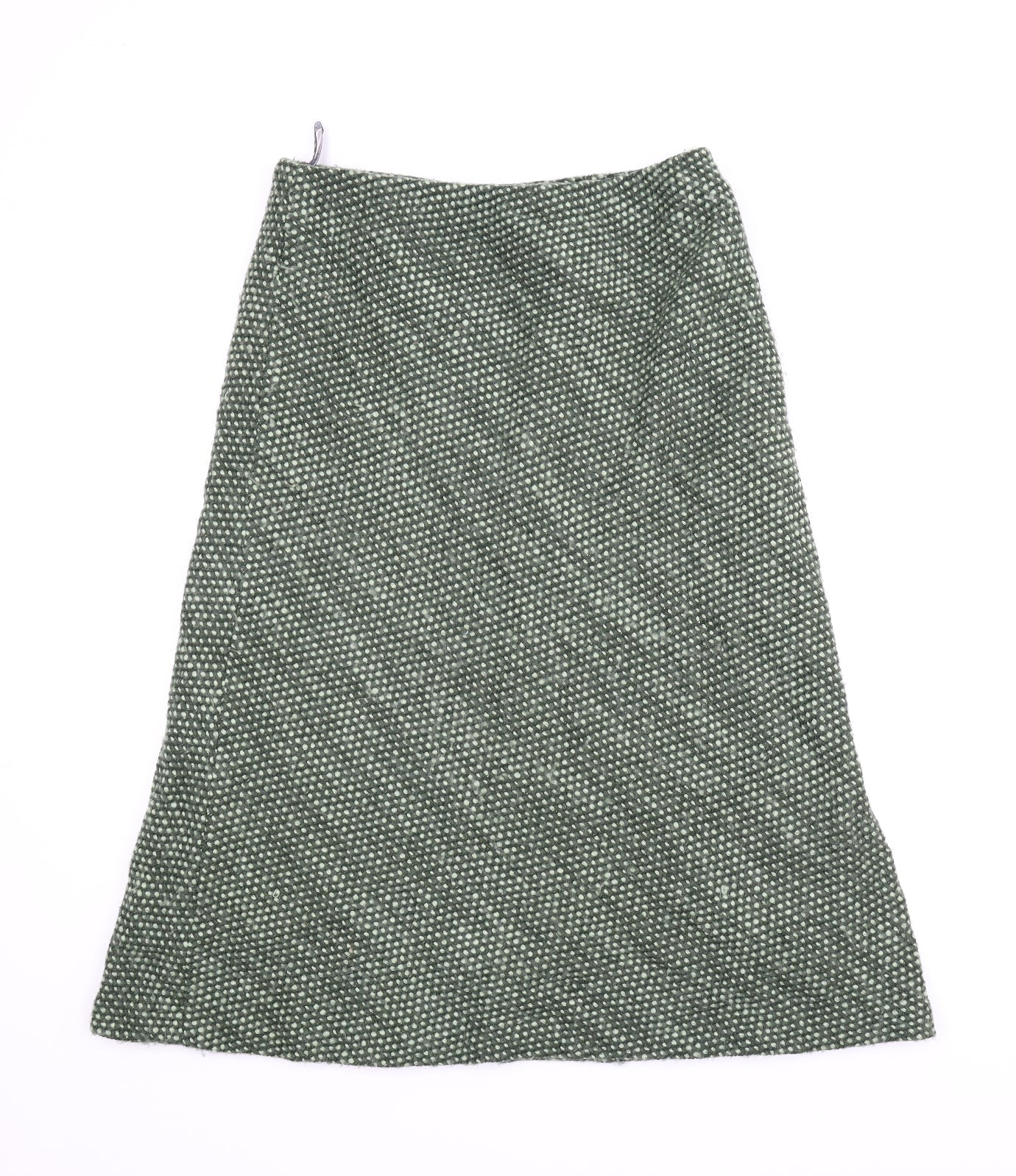Alex & Co Womens Green   A-Line Skirt Size 16  - Spotted pattern