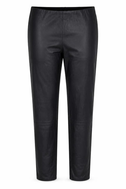 Womens UK Size 12 Preworn Regular Fit Carrot Black Trousers