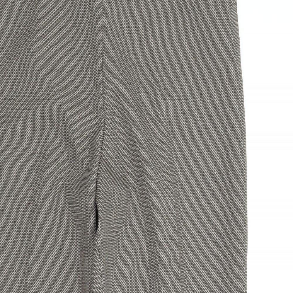 M&S Womens Brown   Capri Trousers Size 14 L25 in