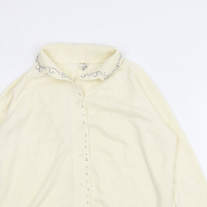 Draylon Womens Ivory   Cardigan Jumper Size M