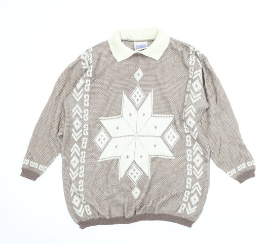 Fashion Extra Womens Brown   Pullover Jumper Size 14