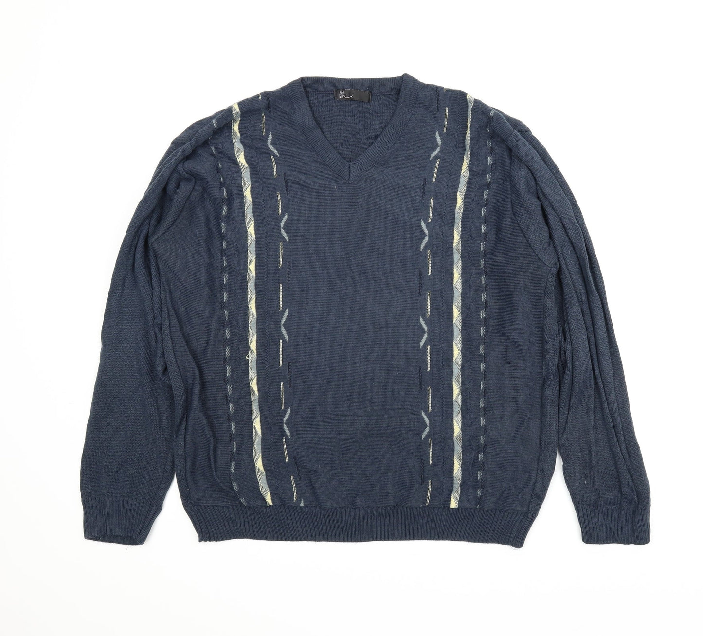 BHS Mens Blue   Pullover Jumper Size M