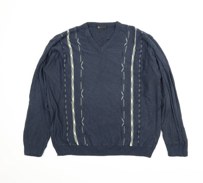 BHS Mens Blue   Pullover Jumper Size M