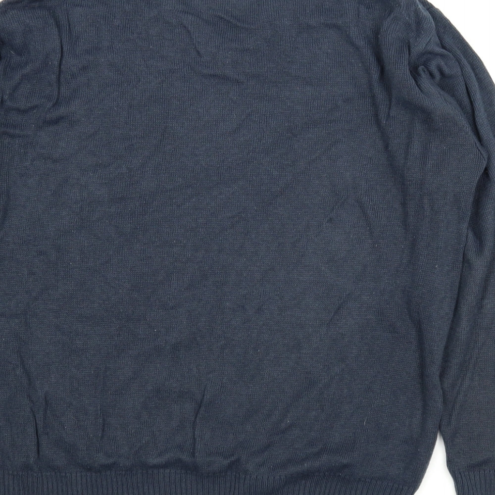 BHS Mens Blue   Pullover Jumper Size M