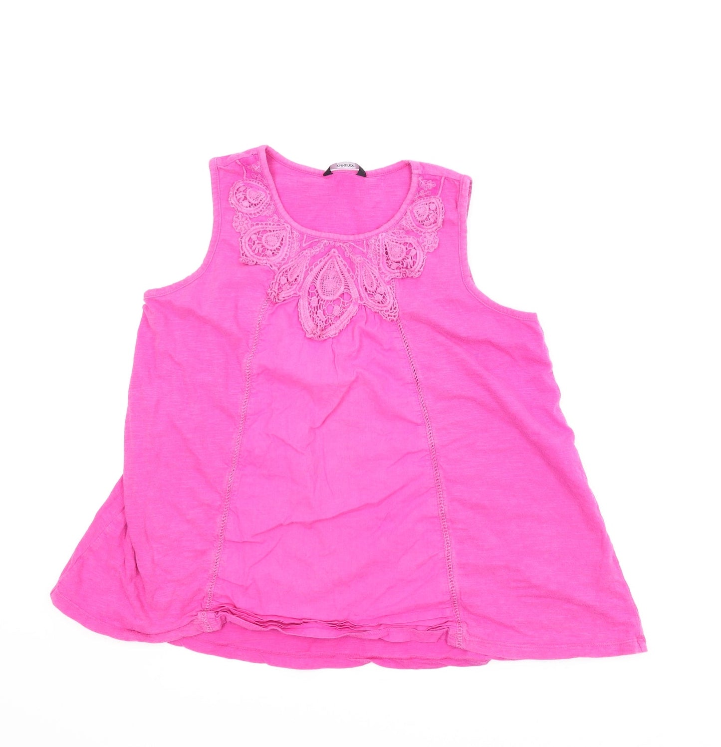 George Girls Pink   Basic Blouse Size 13-14 Years