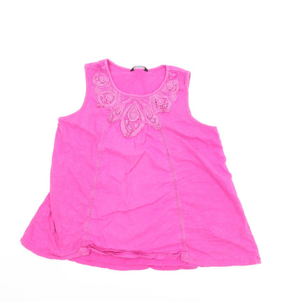 George Girls Pink   Basic Blouse Size 13-14 Years