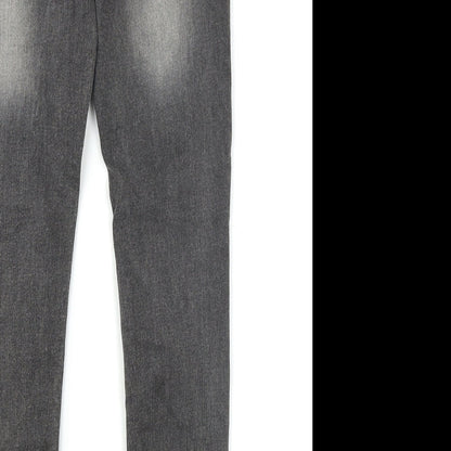 Denim Co Girls Grey  Denim Skinny Jeans Size 10-11 Years