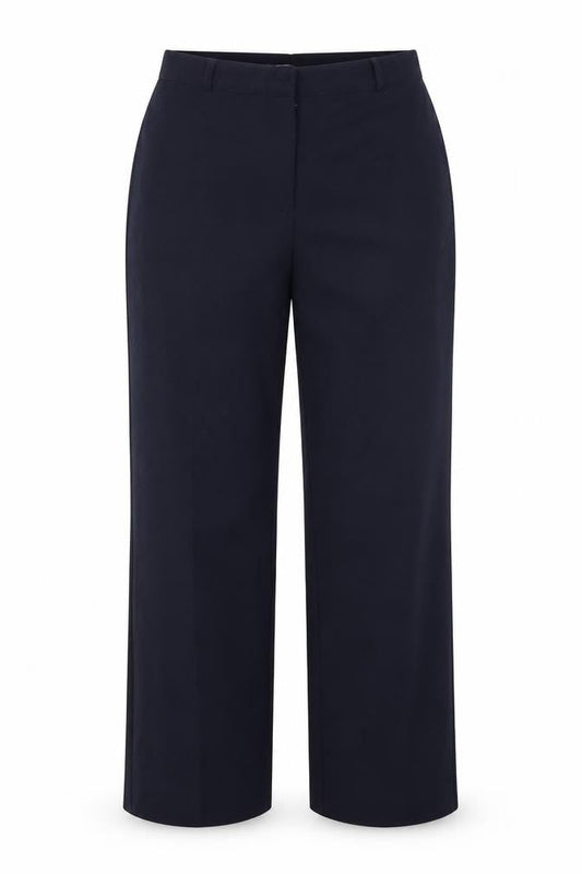 Womens UK Size 12 Classic Regular Fit  Blue Trousers