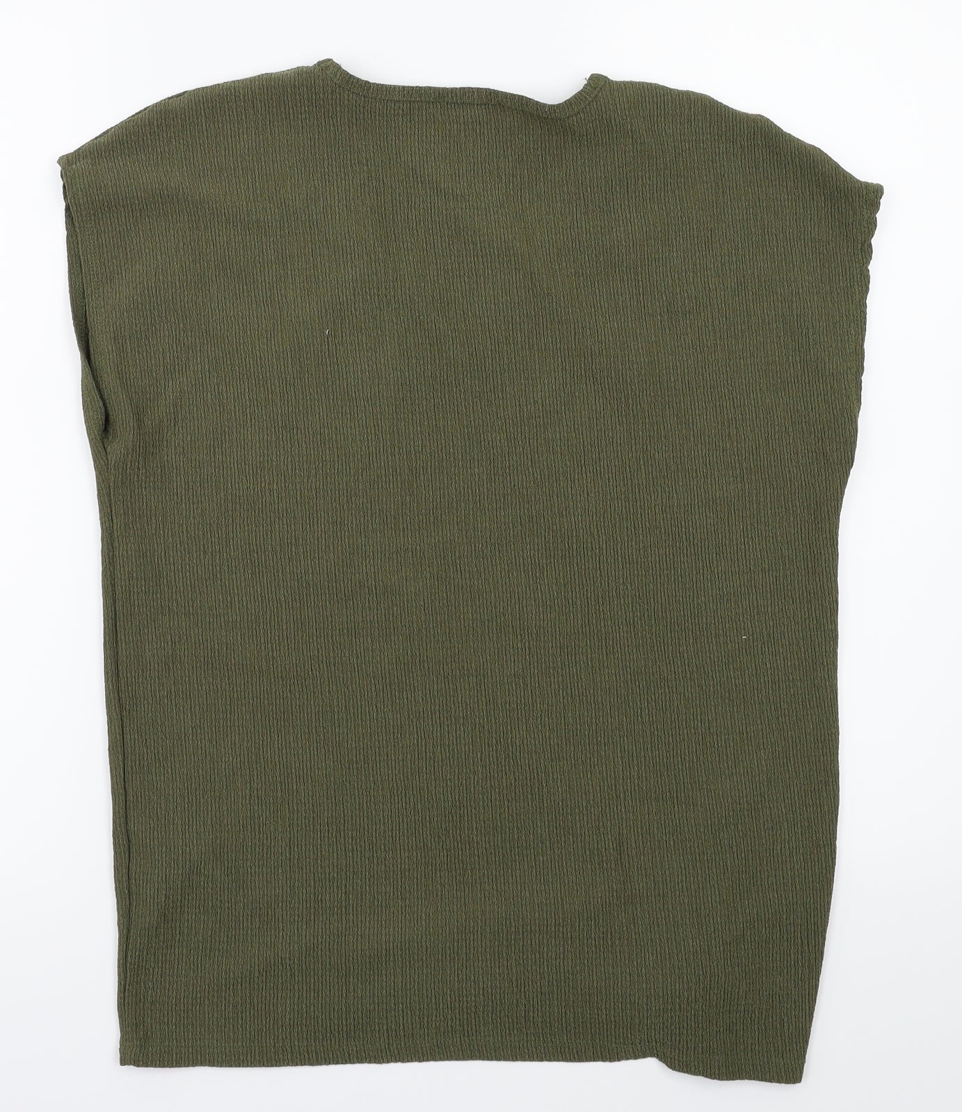 Womens UK Size 10 Papaya Green Basic Polo