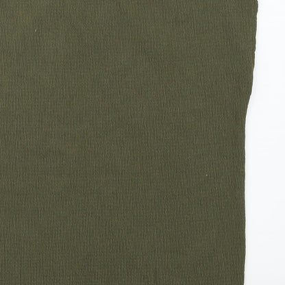 Womens UK Size 10 Papaya Green Basic Polo