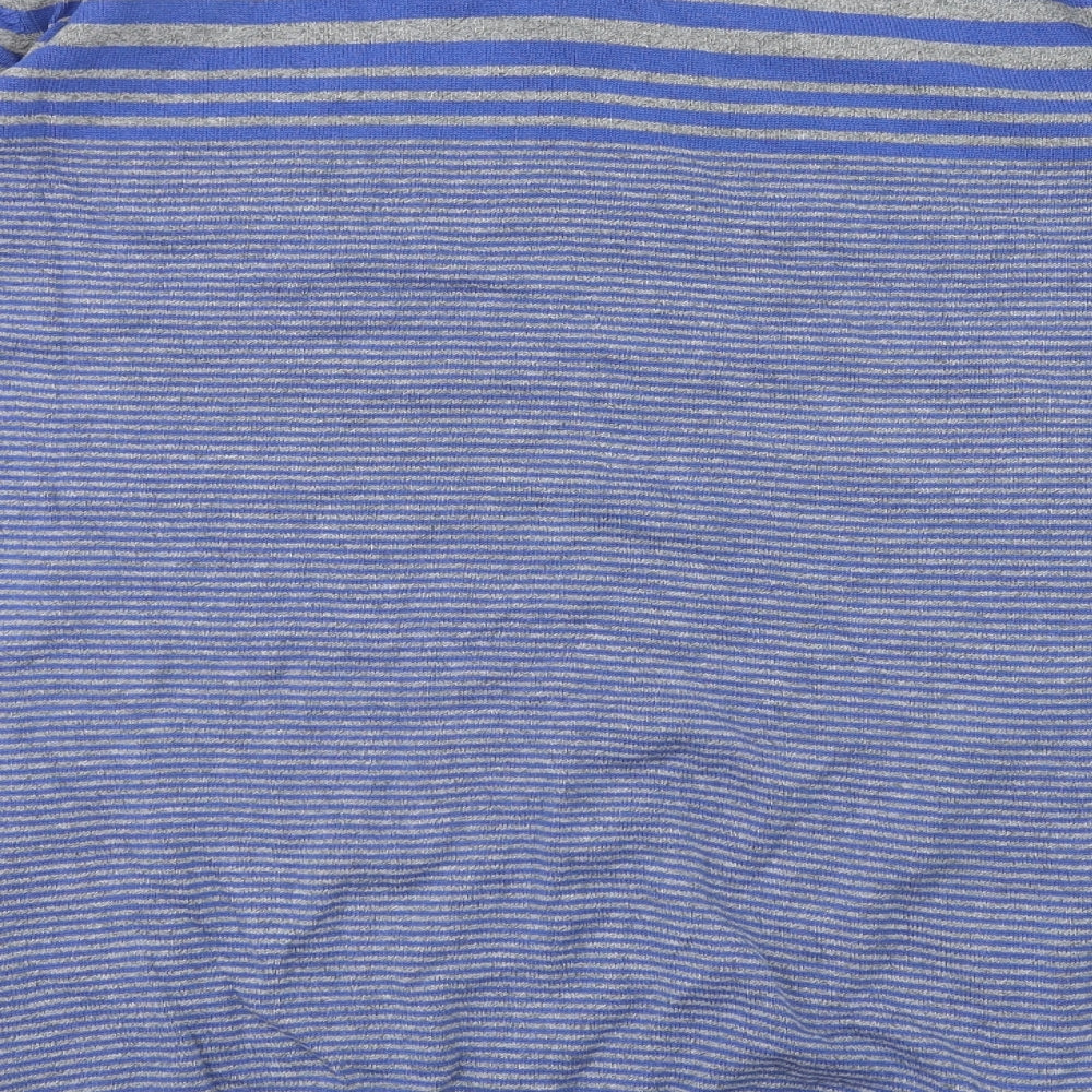 Mens UK Size L NEXT Blue Pullover Hoodie