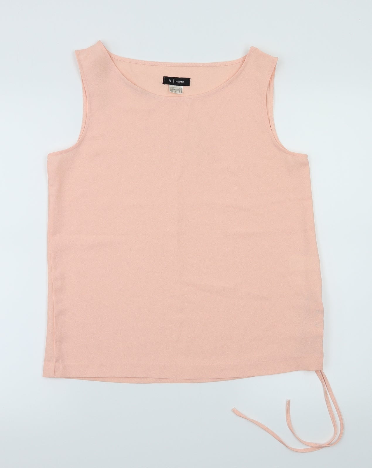 Womens UK Size 10 Essential Pink Basic T-Shirt