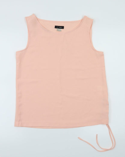 Womens UK Size 10 Essential Pink Basic T-Shirt