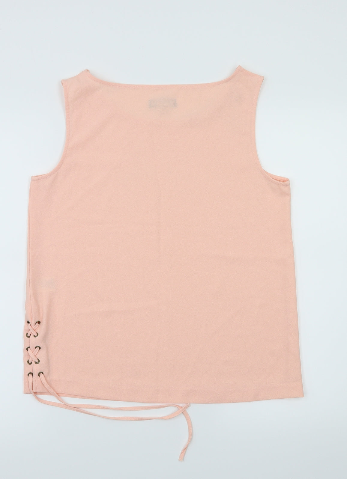 Womens UK Size 10 Essential Pink Basic T-Shirt