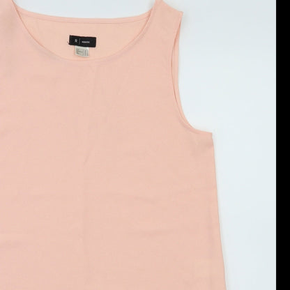 Womens UK Size 10 Essential Pink Basic T-Shirt