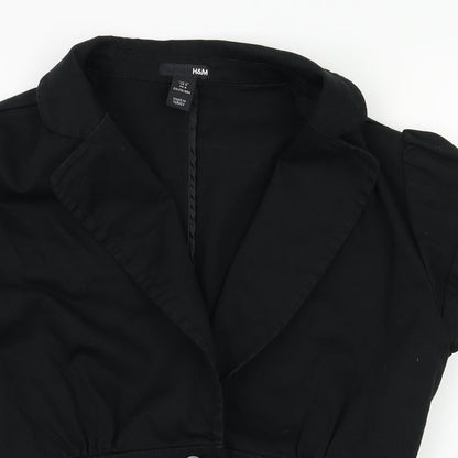 H&M Womens Black   Jacket  Size 10