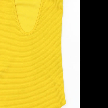 H&M Womens White Ikat  Bodysuit One-Piece Size 8