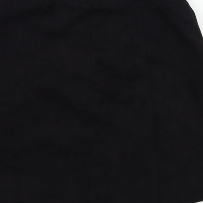 H&M Womens Black   A-Line Skirt Size 8