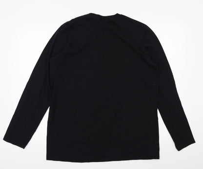 Womens UK Size M Pretty Little Thing Black Basic T-Shirt