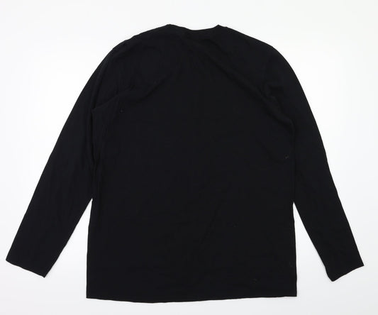 Pretty Little Thing  Womens Black Houndstooth  Basic T-Shirt Size M