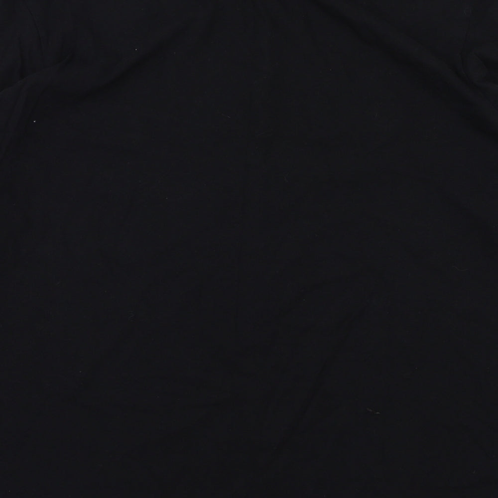 Womens UK Size M Pretty Little Thing Black Basic T-Shirt